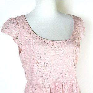 Pink lace babydoll dress Sz XL